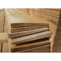 Sawmill Spruce Feather Edge Fencing Cladding Overlap 2.5m x 150mm x 20mm