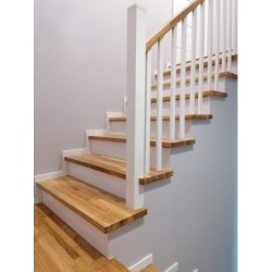 6 Solid Oak Stair Treads And Landing Unfinished | Window Sills