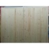 Traditional Straight Vertical Panels Wooden Timber Garage Doors 7″ x 7″ (2133x2133mm)