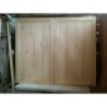 Traditional Wooden Timber Garage Doors Frame Straight integrated panels
