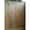 Traditional Wooden Timber Garage Doors Frame Straight integrated panels