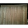 Traditional Straight Vertical Panels Wooden Solid Oak Garage Doors 7″ x 7″ (2133x2133mm)