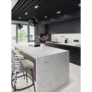 Carrara Kitchen island 4.2m x 1200mm x 38mm Straight Edge Premium