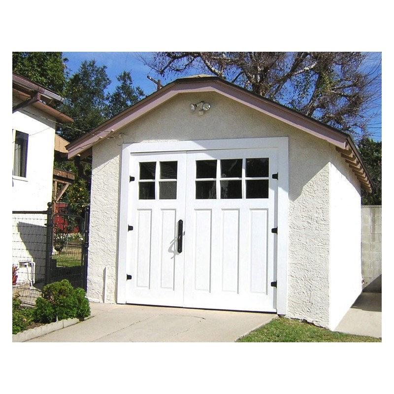 Traditional Timber wooden Garage Doors  Split 70/30 Glass 10 Pane 7” x 7”