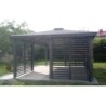 Wooden Frame Garden Gazebo Hot Tub Canopy Shelter BBQ HOUSE 4m x 3m