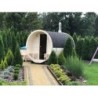 Wooden Sauna Garden Barrel Tub With Stove 3m Long