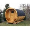 Wooden Sauna Garden Barrel Tub With Stove 4m Long