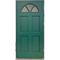 WOODEN FRONT DOOR BESPOKE SOLID LAMINATED ISOLATED SPRAY FINISH FRAME THRESHOLD LOCKS IRONMONGERY