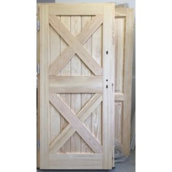 WOODEN FRONT DOOR BESPOKE SOLID ISOLATED FRAME DELIVERY