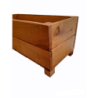 Solid oak wooden hand crafted garden patio planter 740mm (L) x 290mm (D) x 280mm (H)