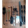 Garage doors ironmongery set kit steel band hinges 600 mm long